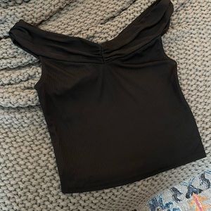 Black crop top from Urban Outfitters